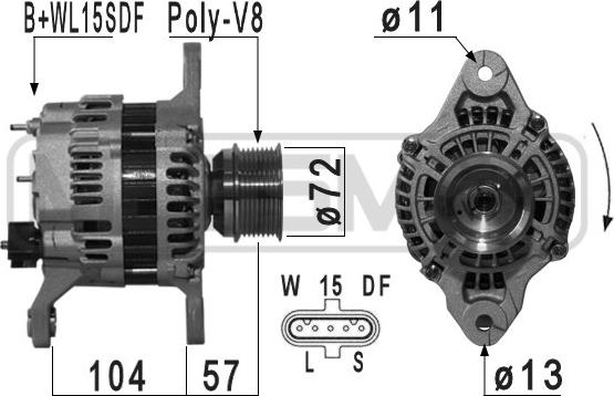 Wilmink Group WG2012382 - Ģenerators ps1.lv