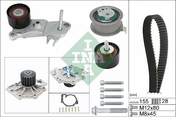 Wilmink Group WG2191566 - Ūdenssūknis + Zobsiksnas komplekts ps1.lv