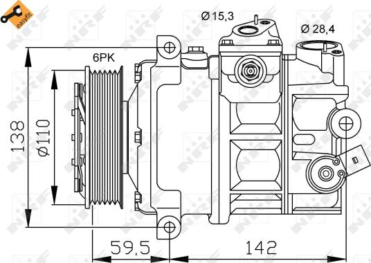 Wilmink Group WG2159167 - Kompresors, Gaisa kond. sistēma ps1.lv