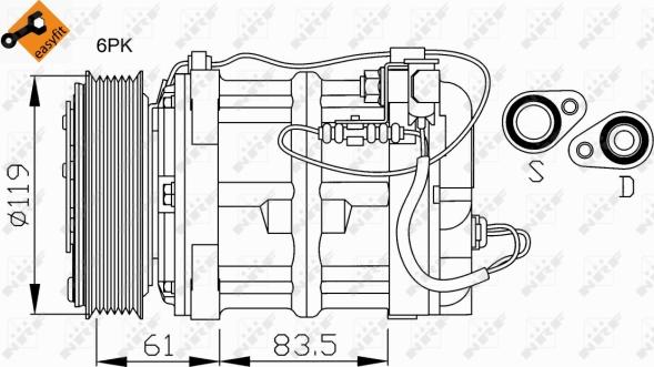 Wilmink Group WG2159138 - Kompresors, Gaisa kond. sistēma ps1.lv