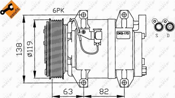 Wilmink Group WG2159219 - Kompresors, Gaisa kond. sistēma ps1.lv