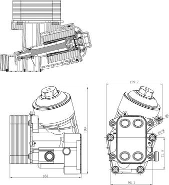 Wilmink Group WG2158906 - Korpuss, Eļļas filtrs ps1.lv