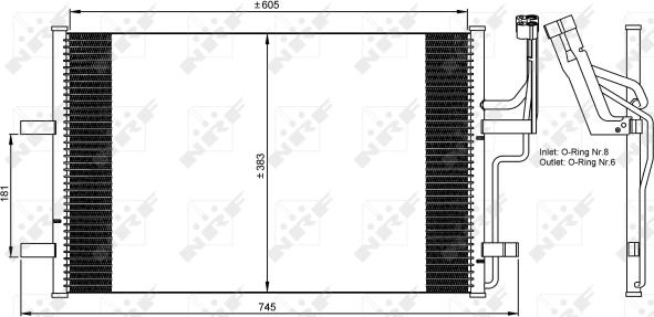 Wilmink Group WG2160941 - Kondensators, Gaisa kond. sistēma ps1.lv