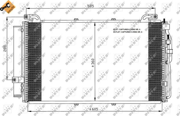 Wilmink Group WG2160919 - Kondensators, Gaisa kond. sistēma ps1.lv