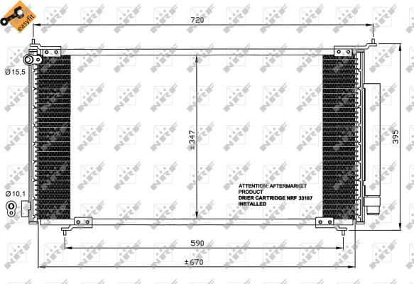 Wilmink Group WG2160986 - Kondensators, Gaisa kond. sistēma ps1.lv