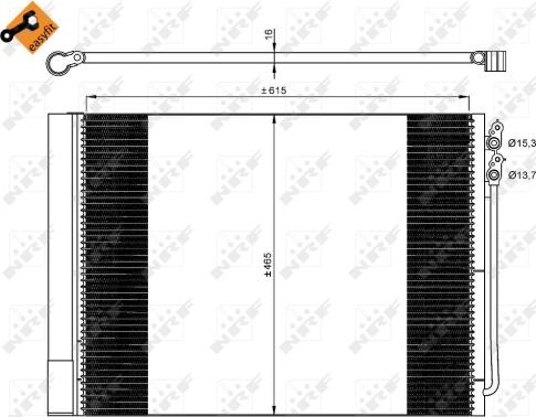 Wilmink Group WG2160490 - Kondensators, Gaisa kond. sistēma ps1.lv