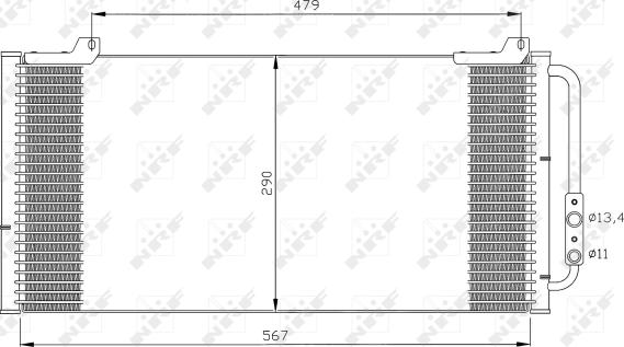 Wilmink Group WG2160856 - Kondensators, Gaisa kond. sistēma ps1.lv