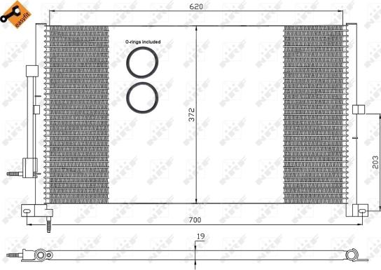 Wilmink Group WG2160865 - Kondensators, Gaisa kond. sistēma ps1.lv