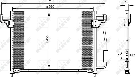 Wilmink Group WG2160811 - Kondensators, Gaisa kond. sistēma ps1.lv