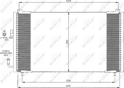 Wilmink Group WG2160871 - Kondensators, Gaisa kond. sistēma ps1.lv