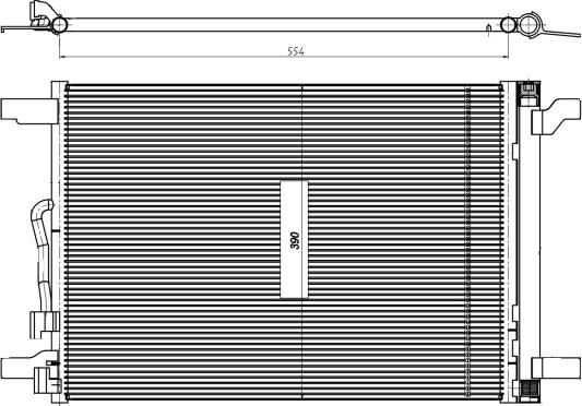 Wilmink Group WG2160762 - Kondensators, Gaisa kond. sistēma ps1.lv