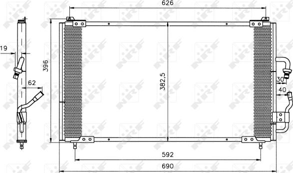 Wilmink Group WG2160776 - Kondensators, Gaisa kond. sistēma ps1.lv