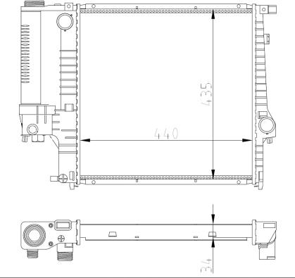 Wilmink Group WG2161975 - Radiators, Motora dzesēšanas sistēma ps1.lv