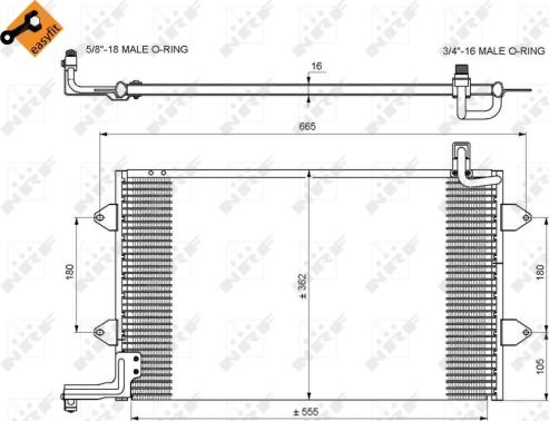 Wilmink Group WG2161003 - Kondensators, Gaisa kond. sistēma ps1.lv