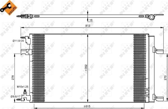 Wilmink Group WG2161198 - Kondensators, Gaisa kond. sistēma ps1.lv