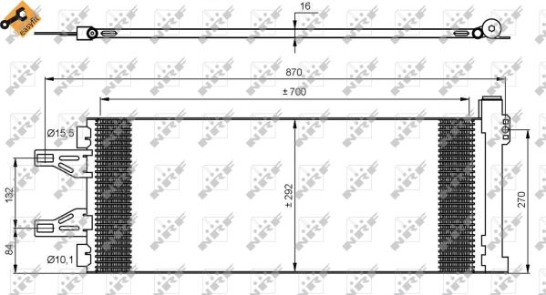 Wilmink Group WG2161177 - Kondensators, Gaisa kond. sistēma ps1.lv