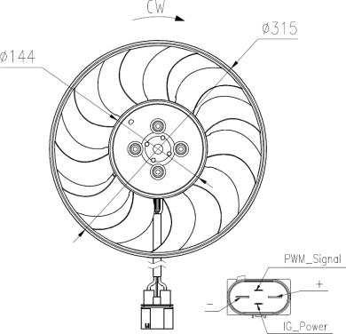 Wilmink Group WG2161790 - Ventilators, Motora dzesēšanas sistēma ps1.lv