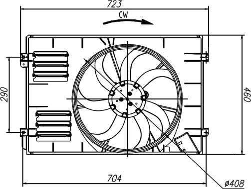 Wilmink Group WG2161745 - Ventilators, Motora dzesēšanas sistēma ps1.lv