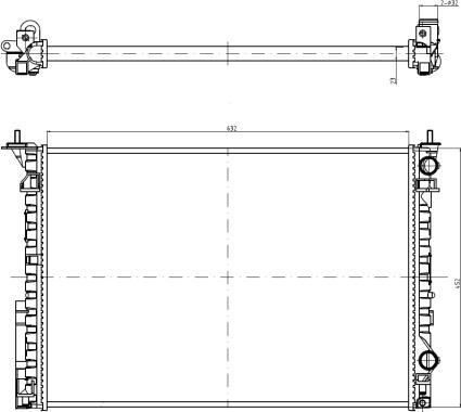 Wilmink Group WG2162231 - Radiators, Motora dzesēšanas sistēma ps1.lv