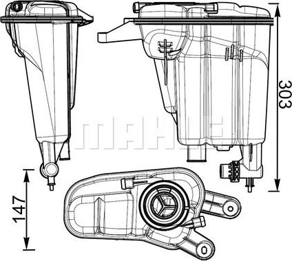 Wilmink Group WG2184433 - Kompensācijas tvertne, Dzesēšanas šķidrums ps1.lv