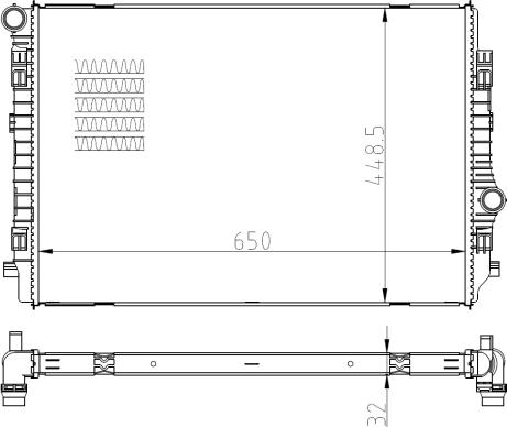 Wilmink Group WG2184562 - Radiators, Motora dzesēšanas sistēma ps1.lv