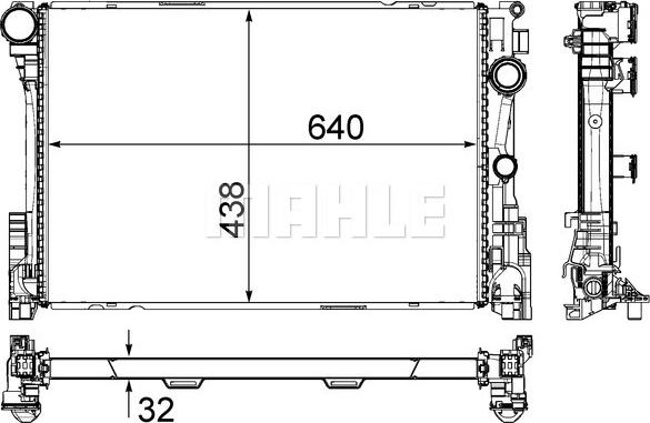 Wilmink Group WG2184036 - Radiators, Motora dzesēšanas sistēma ps1.lv