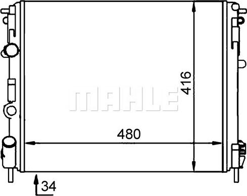 Wilmink Group WG2184141 - Radiators, Motora dzesēšanas sistēma ps1.lv