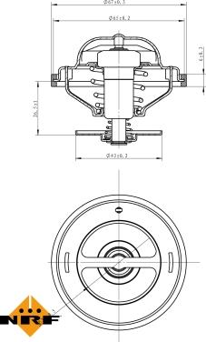 Wilmink Group WG2184814 - Termostats, Dzesēšanas šķidrums ps1.lv