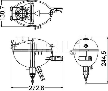 Wilmink Group WG2184351 - Kompensācijas tvertne, Dzesēšanas šķidrums ps1.lv