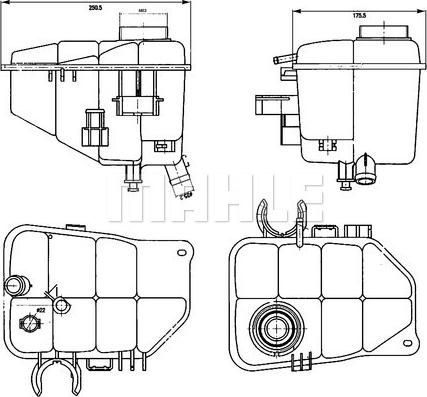 Wilmink Group WG2184289 - Kompensācijas tvertne, Dzesēšanas šķidrums ps1.lv