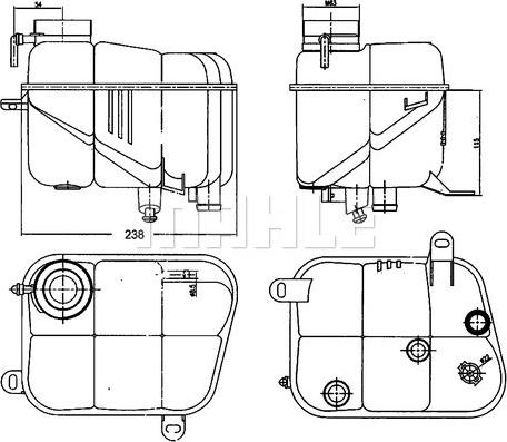 Wilmink Group WG2184284 - Kompensācijas tvertne, Dzesēšanas šķidrums ps1.lv