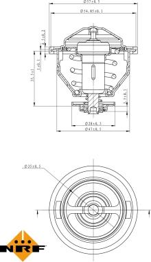 Wilmink Group WG2184756 - Termostats, Dzesēšanas šķidrums ps1.lv