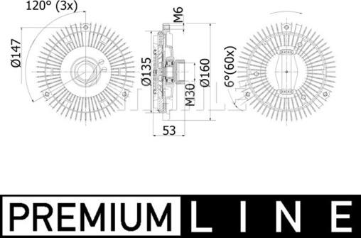 Wilmink Group WG2180484 - Sajūgs, Radiatora ventilators ps1.lv