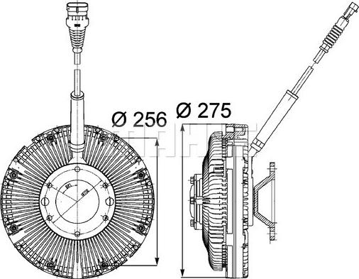 Wilmink Group WG2180506 - Sajūgs, Radiatora ventilators ps1.lv