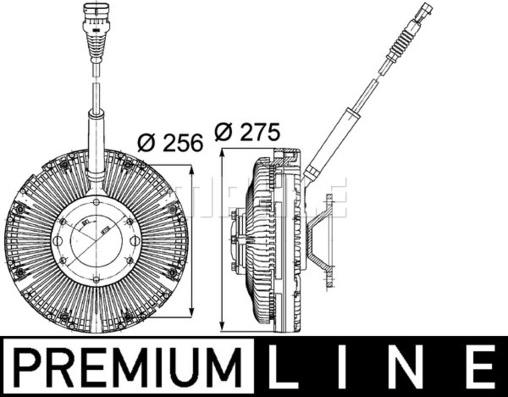 Wilmink Group WG2180506 - Sajūgs, Radiatora ventilators ps1.lv