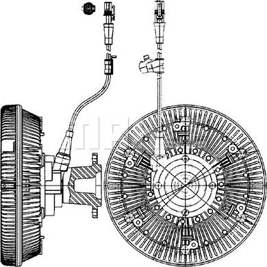 Wilmink Group WG2180370 - Sajūgs, Radiatora ventilators ps1.lv