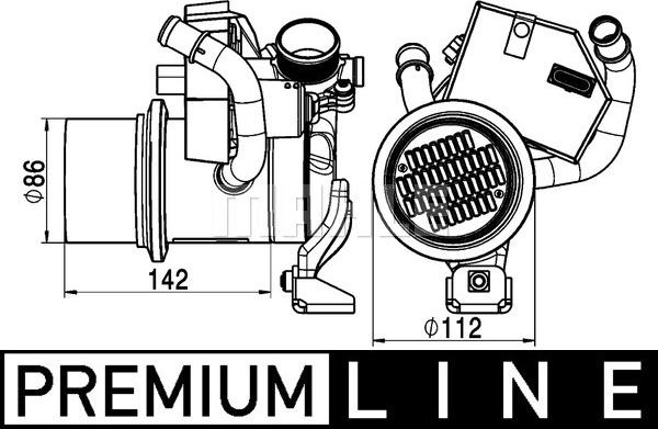 Wilmink Group WG2180250 - Radiators, Izplūdes gāzu recirkulācija ps1.lv