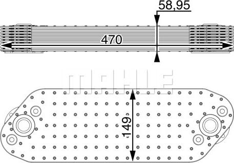 Wilmink Group WG2181104 - Eļļas radiators, Motoreļļa ps1.lv