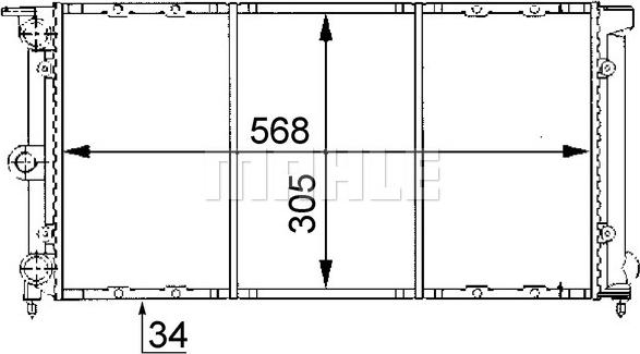 Wilmink Group WG2183951 - Radiators, Motora dzesēšanas sistēma ps1.lv