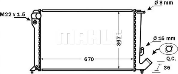 Wilmink Group WG2183963 - Radiators, Motora dzesēšanas sistēma ps1.lv