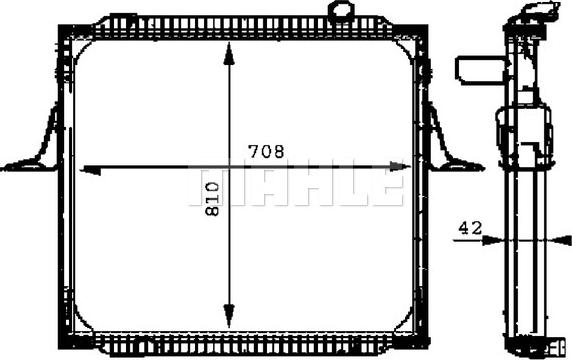 Wilmink Group WG2183909 - Radiators, Motora dzesēšanas sistēma ps1.lv