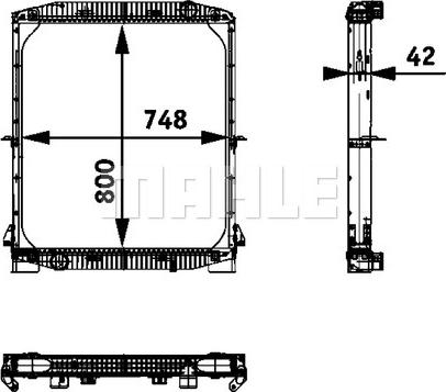 Wilmink Group WG2183905 - Radiators, Motora dzesēšanas sistēma ps1.lv