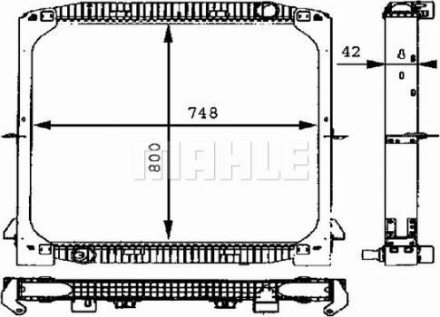 Wilmink Group WG2183901 - Radiators, Motora dzesēšanas sistēma ps1.lv