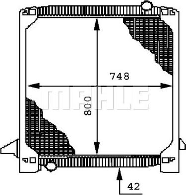 Wilmink Group WG2183903 - Radiators, Motora dzesēšanas sistēma ps1.lv