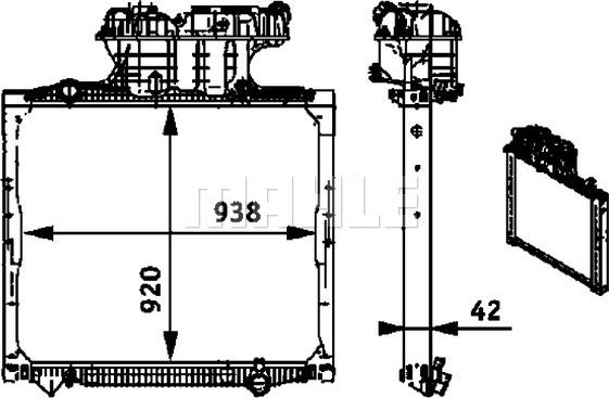 Wilmink Group WG2183911 - Radiators, Motora dzesēšanas sistēma ps1.lv