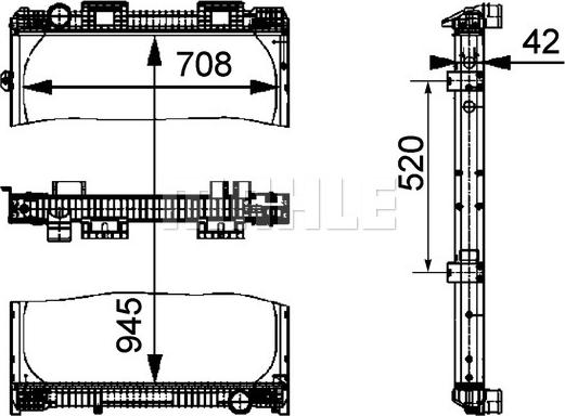 Wilmink Group WG2183918 - Radiators, Motora dzesēšanas sistēma ps1.lv