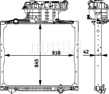 Wilmink Group WG2183984 - Radiators, Motora dzesēšanas sistēma ps1.lv