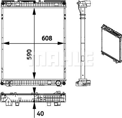 Wilmink Group WG2183985 - Radiators, Motora dzesēšanas sistēma ps1.lv