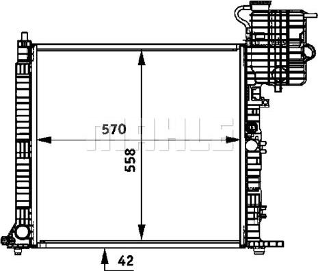 Wilmink Group WG2183929 - Radiators, Motora dzesēšanas sistēma ps1.lv