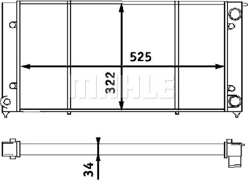 Wilmink Group WG2183490 - Radiators, Motora dzesēšanas sistēma ps1.lv